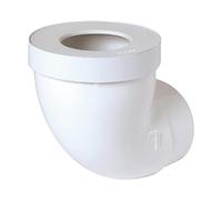 pipe coudée pour wc - courte - diamètre 93 mm - nicoll cw55