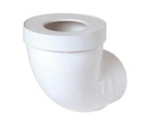 pipe coudée pour wc - courte - diamètre 93 mm - nicoll cw55