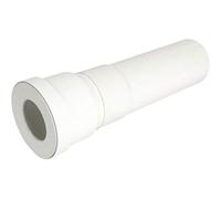 pipe longue pour wc - diamètre 100 mm - longueur 400 mm - droite - nicoll qw3340