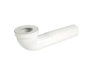 pipe longue pour wc - diamètre 93 mm - longueur 400 mm - nicoll ctw5540
