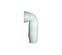 Pipe WC coudée souple extensible