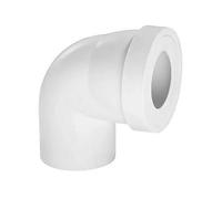Pipe WC courte coudée mâle 90° Wirquin