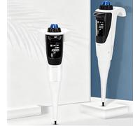 Pipetteur électrique rechargeable par USB, avec modes de mélange/dilution pour laboratoires de tests pharmaceutiques, alimentaires et environnementaux