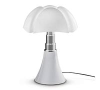 PIPISTRELLO-Lampe ampoules fluorescentes pied télescopique H66-86cm Blanc Martinelli Luce - designé par Gae Aulenti