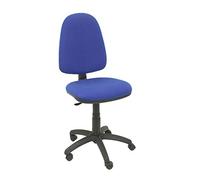 Piqueras y Crespo 04CP Bali Chaise de Bureau Ergonomique avec Assise et Dossier revêtus de Tissu Bleu