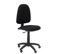Chaise de bureau ergonomique PIQUERAS Y CRESPO - Modèle 04CPBALI840RP - Réglable en hauteur - Roues de parquet Noir