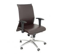Piqueras y Crespo Albacete Confidente Fauteuil en simili cuir avec mousse à mémoire de forme chocolat