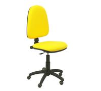Piqueras y Crespo Ayna Bali Chaise de bureau à roulettes en parquet jaune