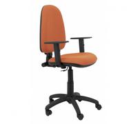Piqueras y Crespo Ayna Bali Chaise de bureau Accoudoirs réglables Roues en nylon marron