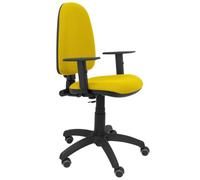 Piqueras y Crespo Ayna Bali Chaise de Bureau Accoudoirs Réglables Roues Parquet Jaune