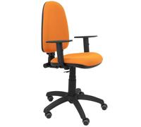 Piqueras y Crespo Ayna Bali Chaise de Bureau Accoudoirs Réglables Roues Parquet Orange