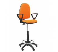 Piqueras y Crespo Ayna Bali Tabouret Accoudoirs Fixes Orange
