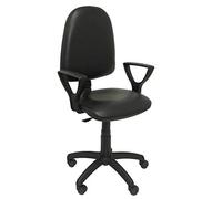 Piqueras y Crespo Chaise de Bureau Ayna Similpiel P&C 4NBGOLF Noir