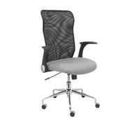 Piqueras y Crespo Chaise Minaya Siège arrière en maille noire Bali Gris clair