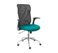 Piqueras y Crespo Chaise Minaya Siège arrière en maille noire Bali Vert clair