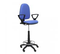 Piqueras y Crespo Tabouret Ayna Bali à accoudoirs fixes bleu clair