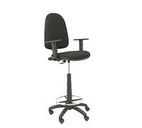 Piqueras y Crespo Tabouret Ayna Bali Noir avec accoudoirs réglables
