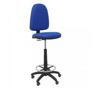 Piqueras y Crespo Tabouret Ayna Bali Roues Parquet Bleu