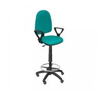 Ayna bali tabouret parquet vert clair avec bras fixes