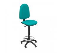 Piqueras y Crespo Tabouret Bali Ayna Vert Clair avec Roues en Parquet
