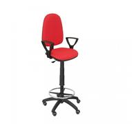 Ayna bali tabouret rouge à bras fixes Roulettes de parquet