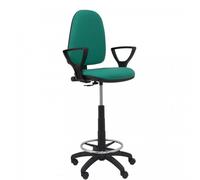 Piqueras y Crespo Tabouret Bali vert Ayna avec bras fixes
