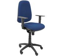 Piqueras y Crespo Tarancón Bali Chaise de Bureau à Bras Fixes Bleu Marine