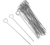 Piques à Brochettes Plates en Acier Inoxydable, 15, 20, 25 cm, Lot de 30, pique brochette, pic a brochette, brochettes pour