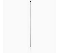 Piquet cloture de rechange simple pointe Ako WolfNet Blanc 122 cm
