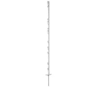 Piquet cloture en plastique Kerbl (x5) Blanc 156 cm