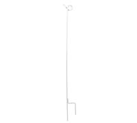 Piquet cloture métal œillets Kerbl (x10) Blanc 105 cm/6 mm