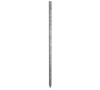 Piquet cloture professionnel en acier Kerbl Argenté 1,2 m