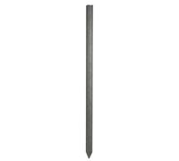 Piquet cloture recyclé à profil carré Kerbl Noir 200 cm/70x70 mm