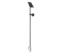Piquet conique de 31,5" ou 47,3" avec support de panneau solaire pour Blink, Ring, Arlo, Eufy, Wyze, Google Nest, caméra de sécurité et panneaux solaires