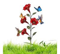 Piquet de Jardin pour Colibris Décoration de Pelouse en Forme de | Piquets Décoratifs pour Jardin pour Jardiniers Amoureux des Animaux Patio Pelouse Arrière-Cour Centre Nature Terrasse Cour