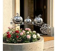 Piquet de jardin rustique avec 3 rouges-gorges en métal, décoration de jardin, décoration de jardin en métal, résistant aux intempéries pour pelouse, terrasse, parterre de fleurs, jardin, cadeau