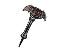 Piquet de pelouse de Chauve-Souris Lumineux avec Panneau d ' Avertissement pour Une fête effrayante, décoration d ' Halloween avec lumières LED, décorations d ' de Vacances