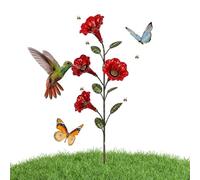 Piquet Nourrisseur Colibri pour Jardin Décoration de Pelouse en Forme de | Piquets Décoratifs pour Jardin pour Jardiniers Amoureux Animaux Pelouse Cour Jardin Terrasse Parc École Centre Nature Par