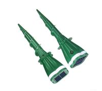 Piquet pour sonic Repulseur de Taupes 2 Pack Étanche IP65 Modes | Matériau PP pour robuste pour couverture jusqu'à 5000 pieds carrés Utilisation simple pour jardins et pelouses