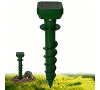 Piquet répulsif à ultrasons à énergie Solaire Contre Les Taupes, répulsif Solaire activé par Le Mouvement, répulsif d'extérieur étanche pour Cour, pelouse et Jardin (1pcs)