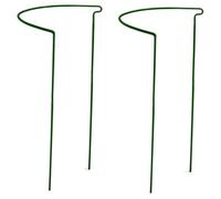 Piquet support cage semi-circulaire cadre métallique jardin | Piquet semi-circulaire en métal pour plantes de jardin
