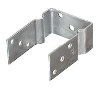 Piquets de clôture 6 pcs Argenté 10x6x15 cm Acier galvanisé