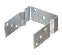 Piquets de clôture 6 pcs Argenté 12x6x15 cm Acier galvanisé