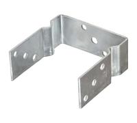 Piquets de clôture 6 pcs Argenté 14x6x15 cm Acier galvanisé