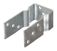 Piquets de clôture 6 pcs Argenté 8x6x15 cm Acier galvanisé