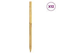 Piquets de clôture - Poteaux de clôture 12 pcs - vidaXL - bois de pin massif - vert - 150 cm - bois imprégné 7728324