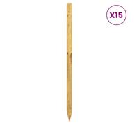 Piquets de clôture - Poteaux de clôture 15 pcs - vidaXL - bois de pin massif - vert - 120 cm - bois imprégné 5743553
