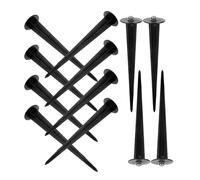 Piquets de Remplacement pour Lampes de Chemin Extérieures | Résistance au Vent Intempéries, Pose Rapide, pour Lampes Solaires de Chemin et Jardin