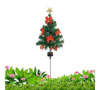 Piquets Lumineux solaires Sapin de Noël pour Décoration de Jardin étanche | Lampe solaire pour fêtes pour Propriétaires Jardiniers Paysagistes Chemin Pelouse Patio Terrasse