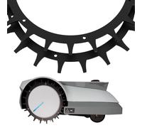 Piquets pour aspirateur robot Ecovacs GOAT, diamètre 235 mm, noirs, en acier inoxydable, ensemble complet
